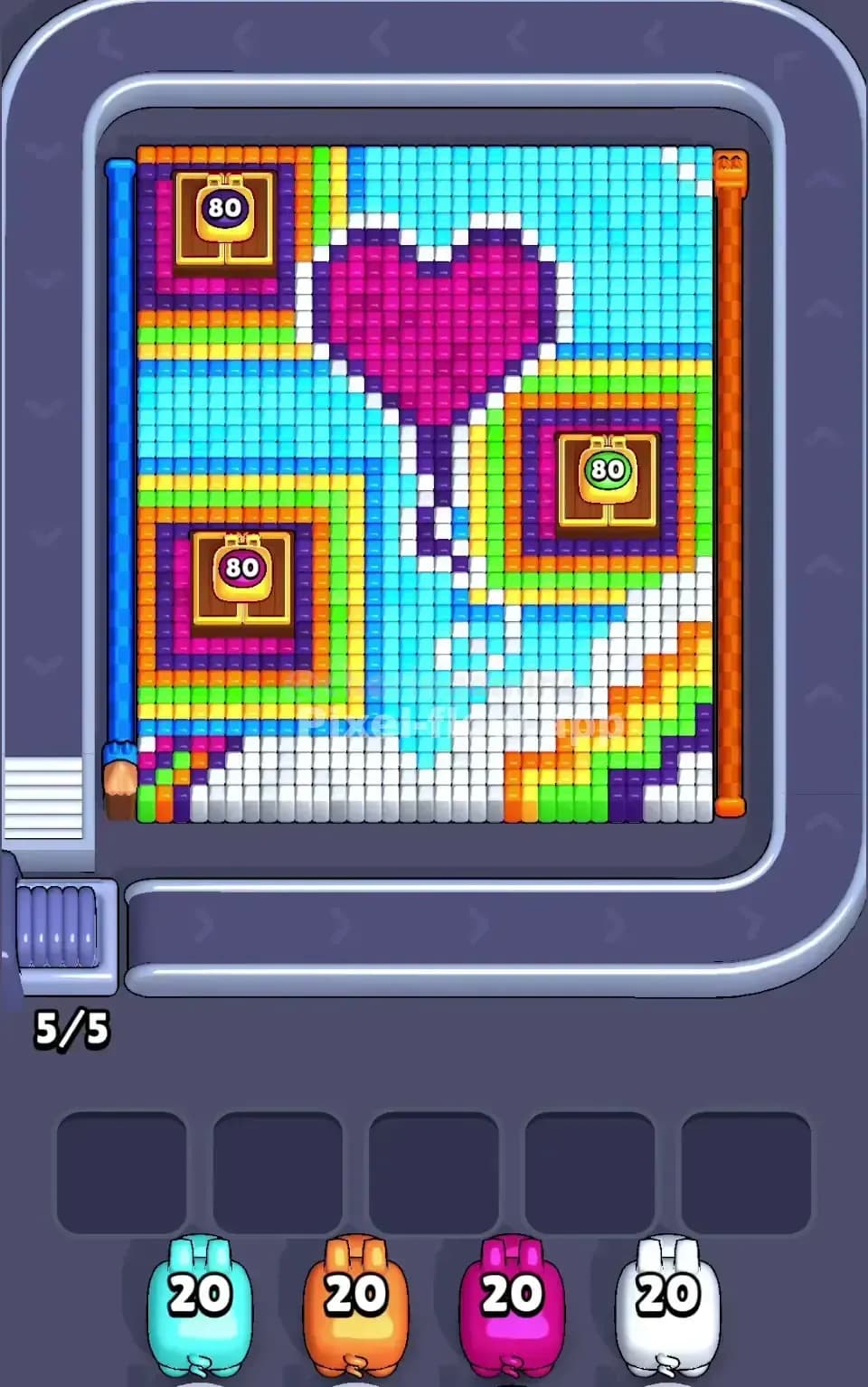 Pixel Flow Level 659 Screenshot