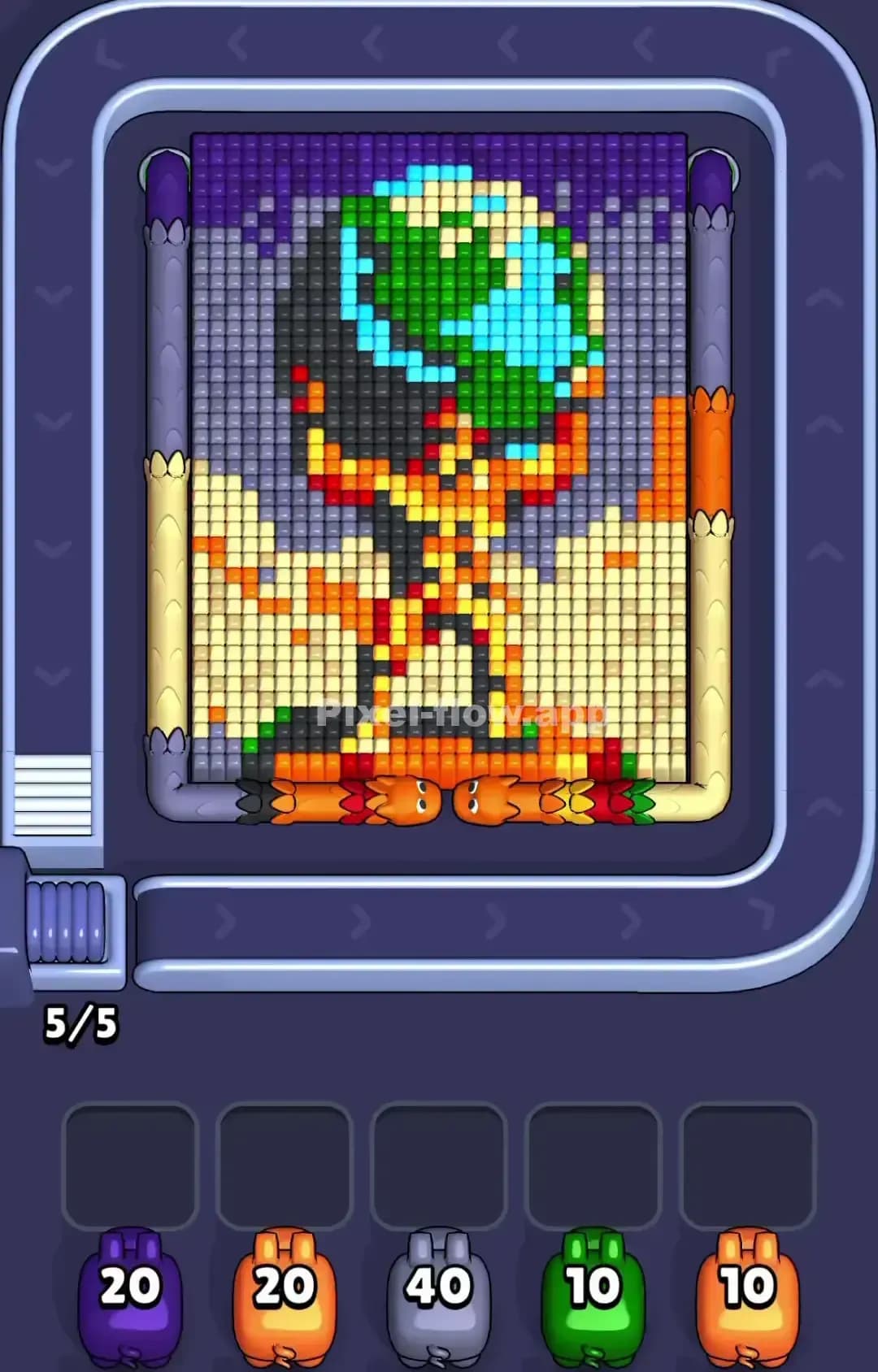 Pixel Flow Level 1295 Screenshot