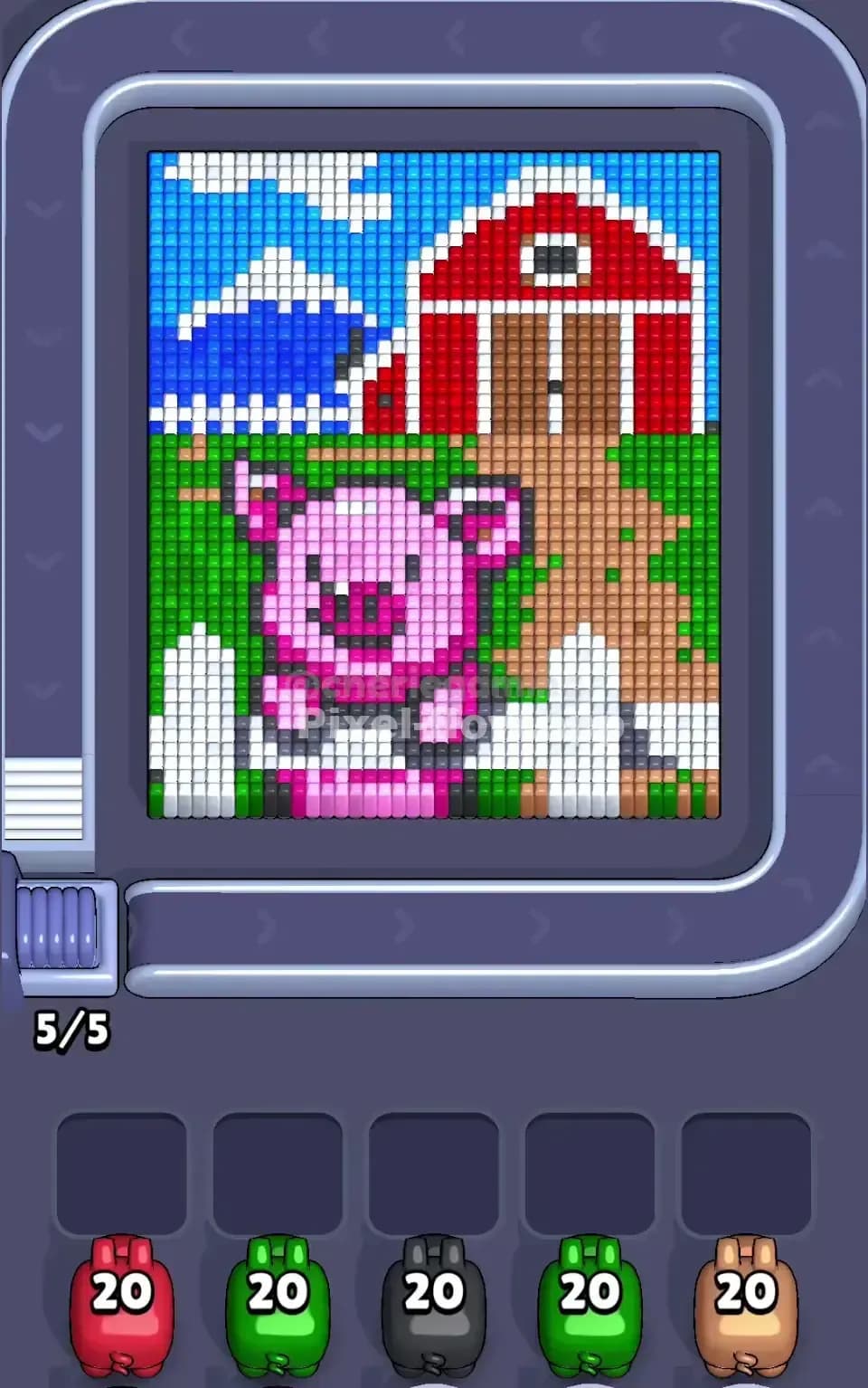 Pixel Flow Level 734 Screenshot