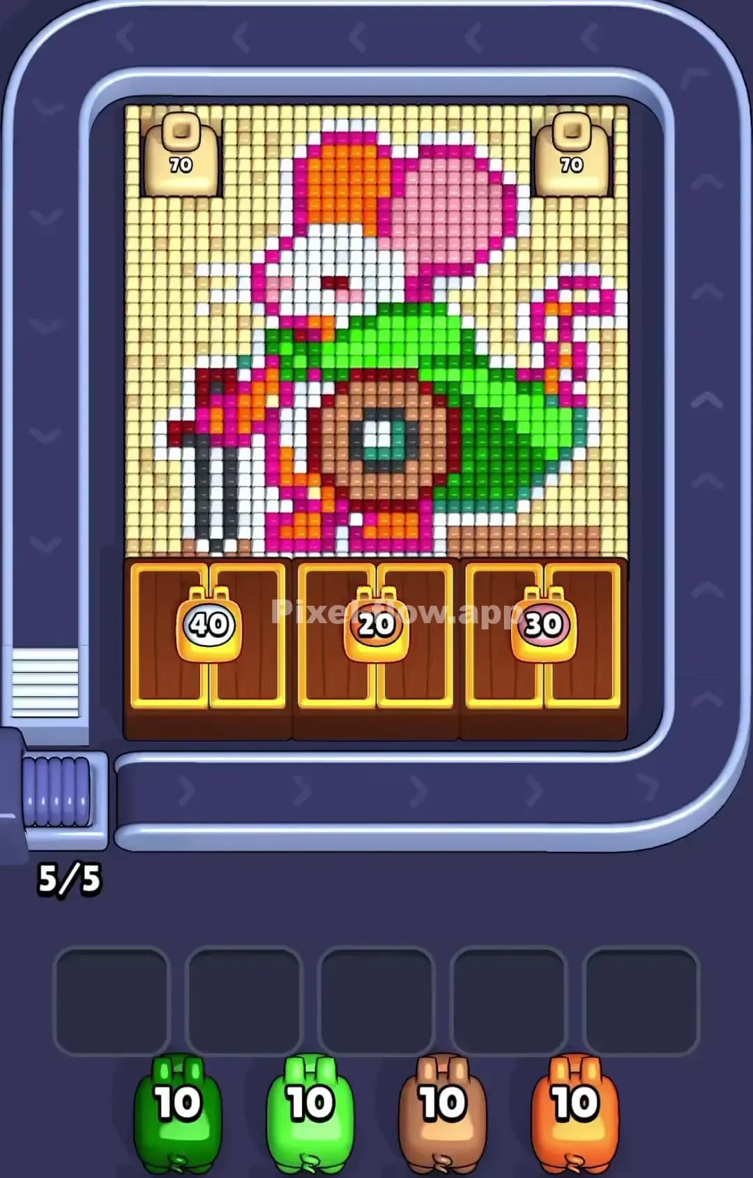 Pixel Flow Level 1240 Screenshot