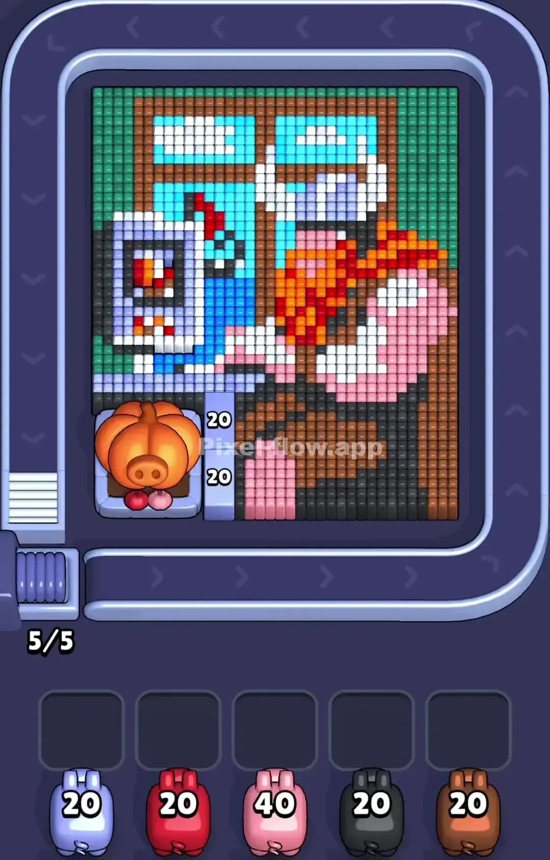 Pixel Flow Level 980 Screenshot