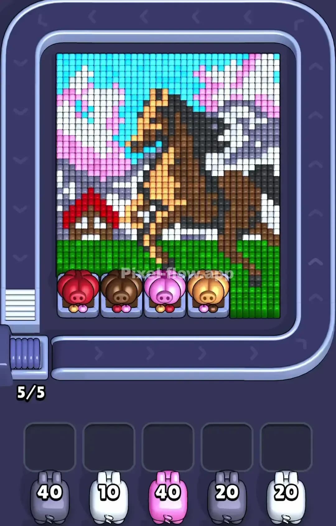 Pixel Flow Level 1285 Screenshot