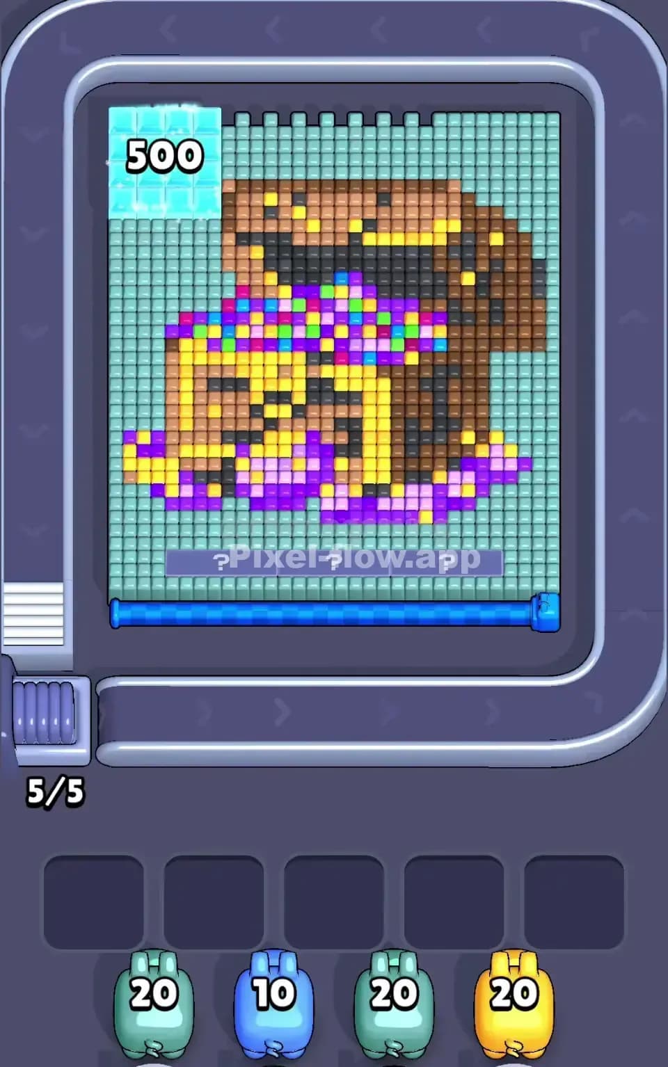 Pixel Flow Treasure Chest Level Screenshot