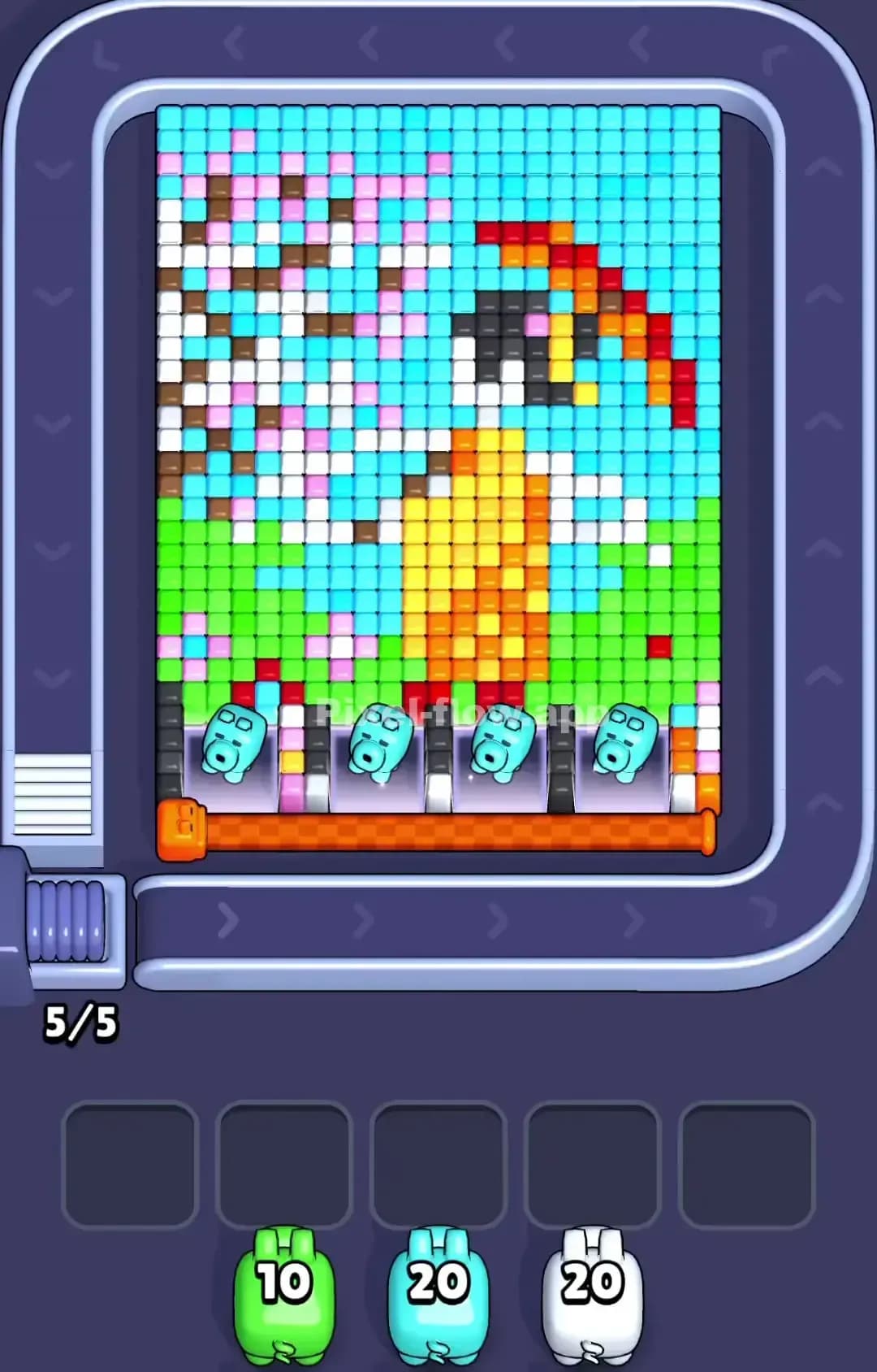 Pixel Flow Level 1100 Screenshot