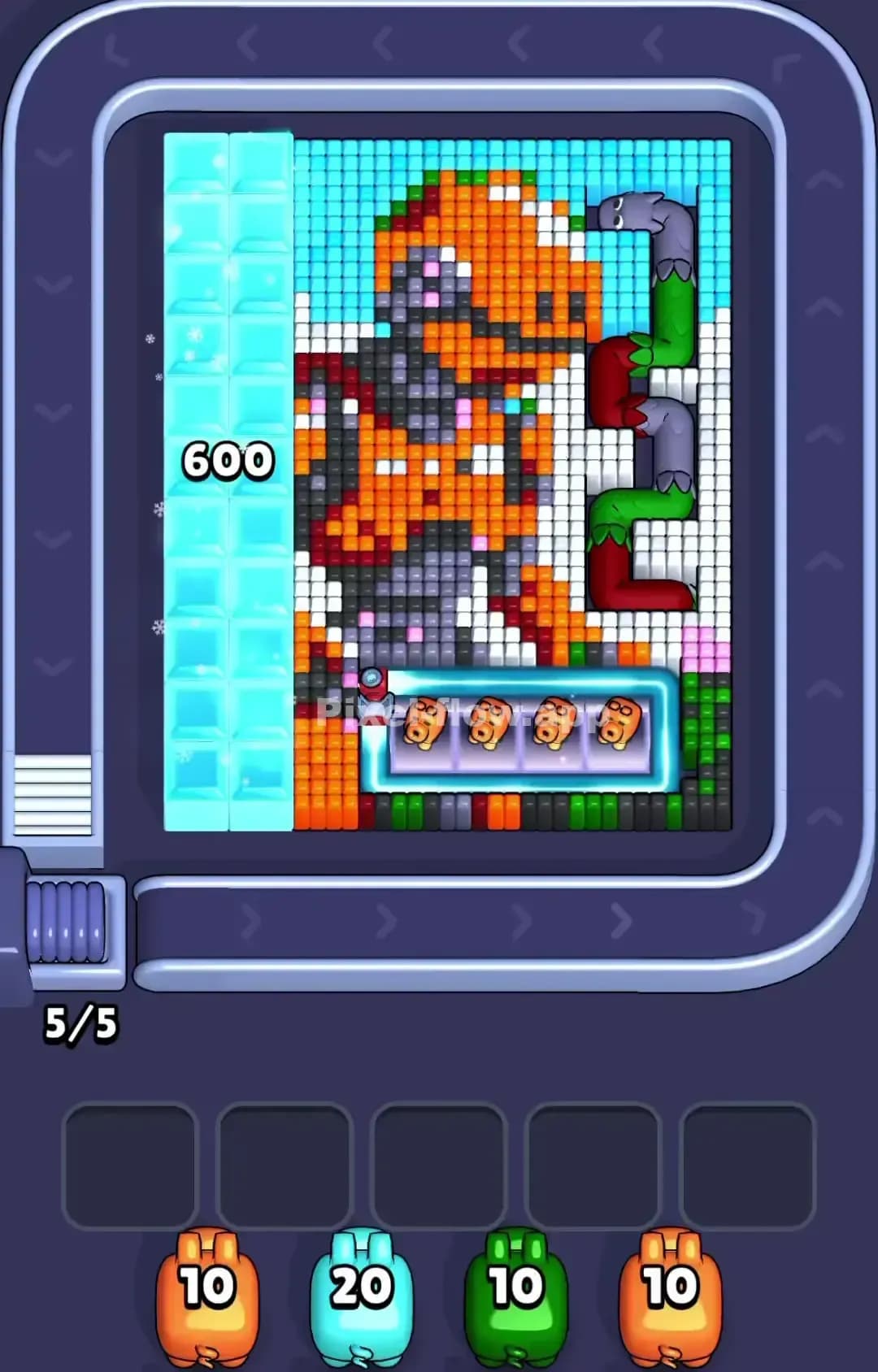 Pixel Flow Level 1197 Screenshot