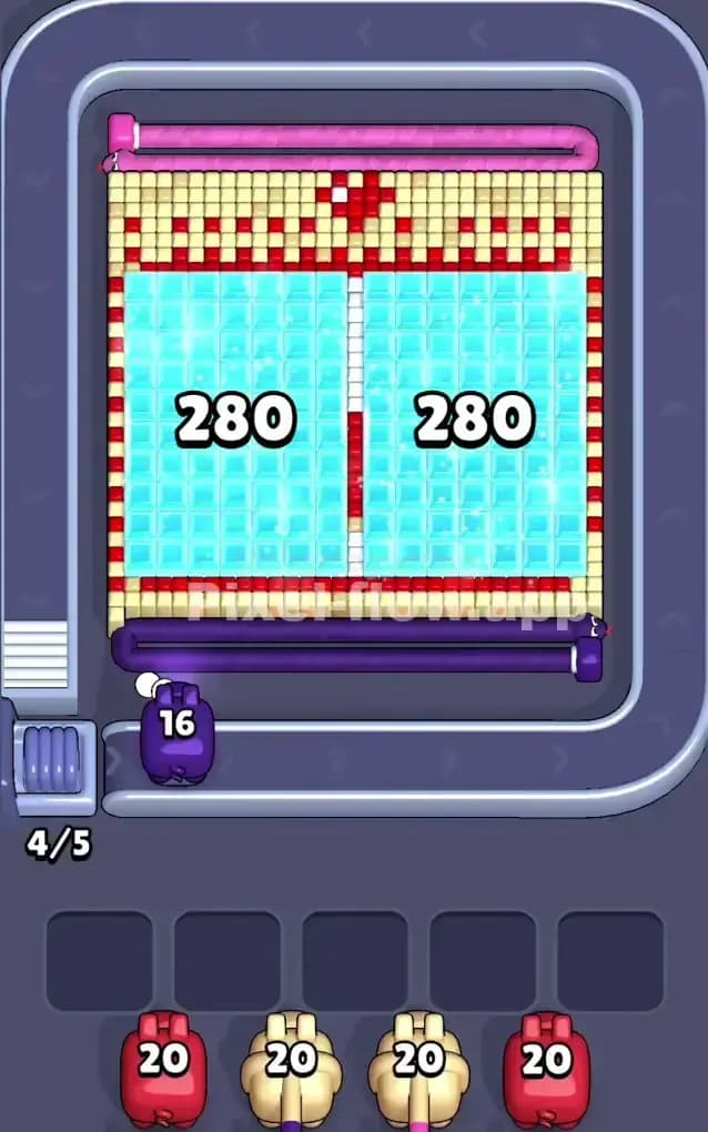 Pixel Flow Level 284 Screenshot