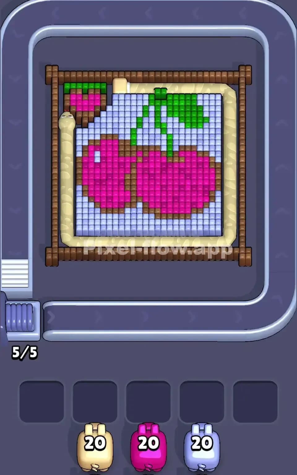 Pixel Flow Cherry Level Screenshot