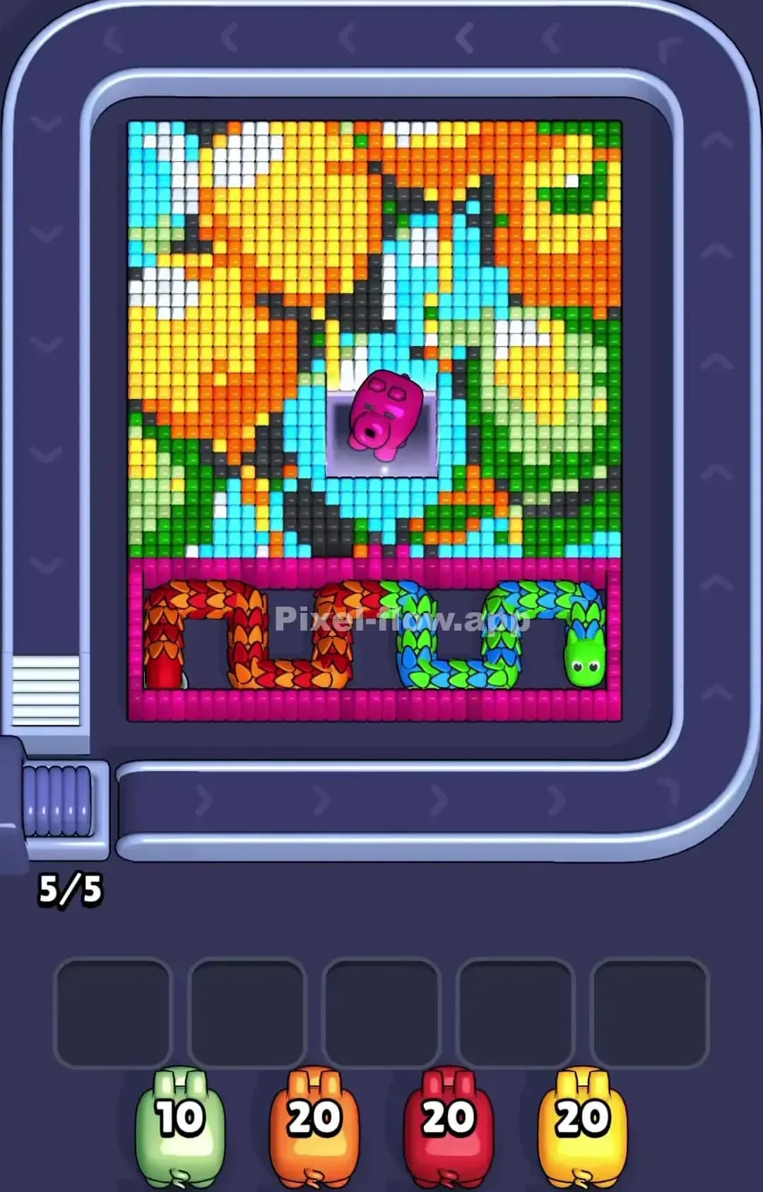Pixel Flow Level 1110 Screenshot