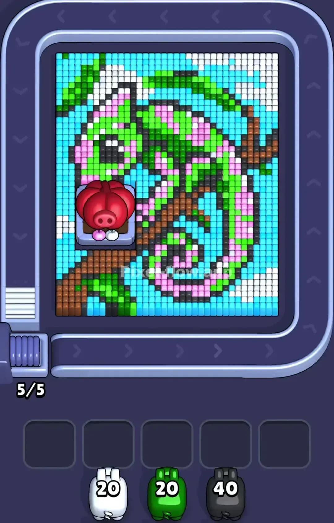 Pixel Flow Level 1000 Screenshot