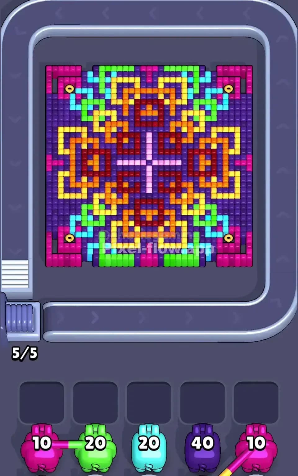 Pixel Flow Level 525 Screenshot