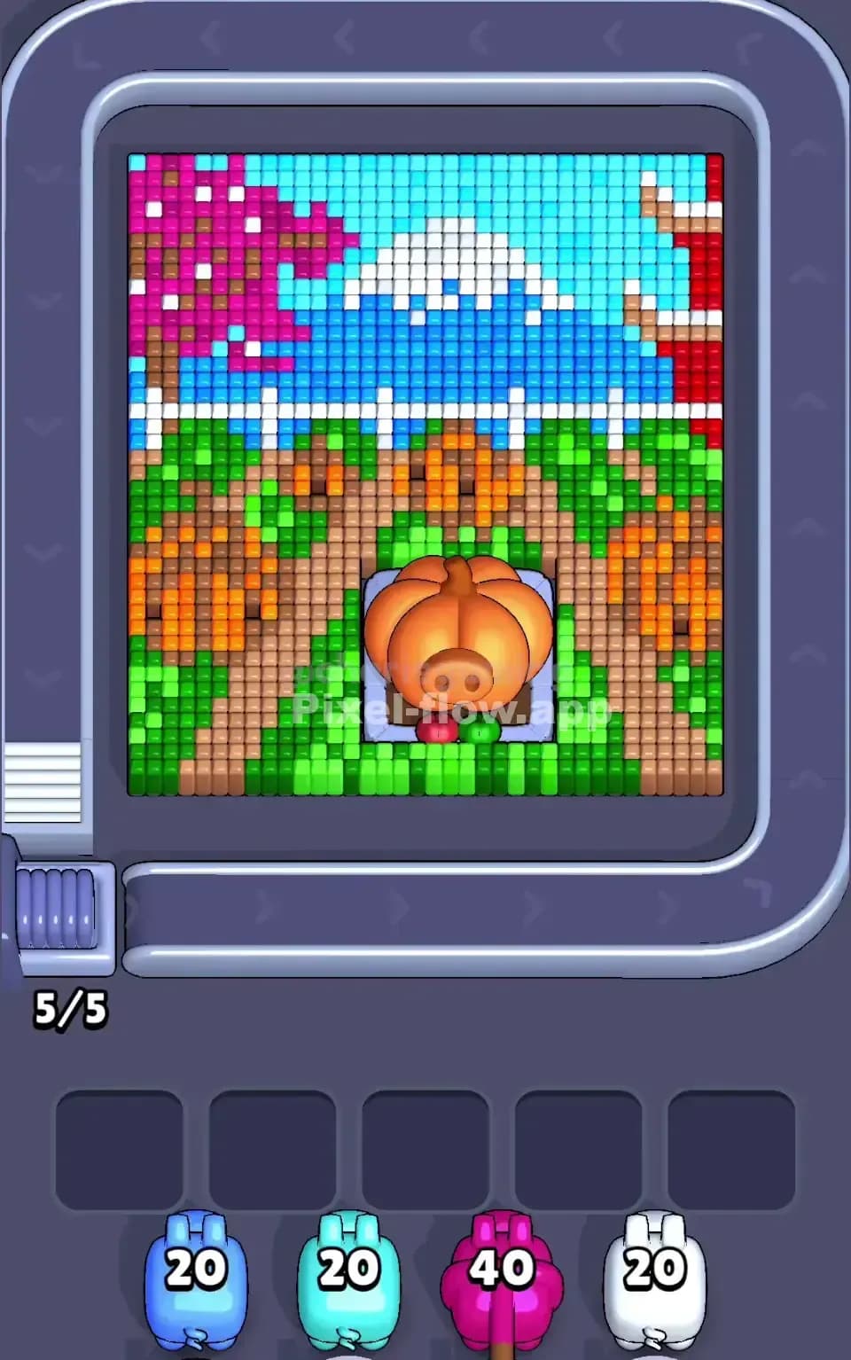 Pixel Flow Level 725 Screenshot