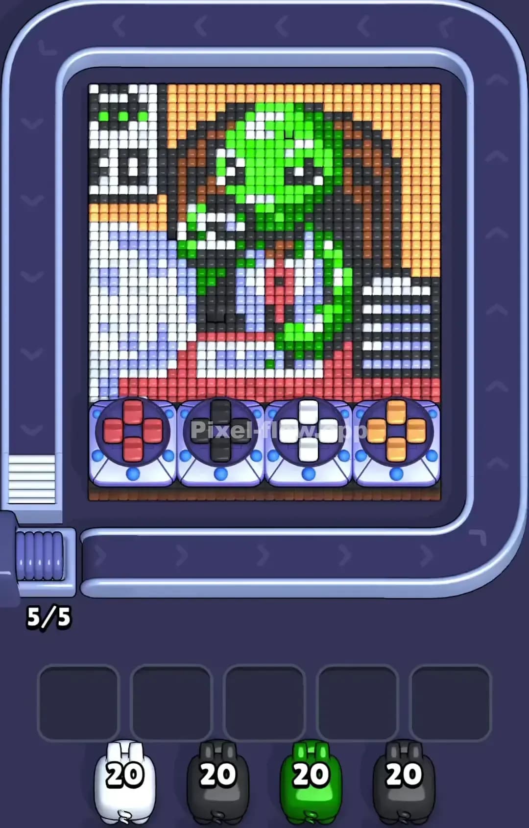 Pixel Flow Level 990 Screenshot